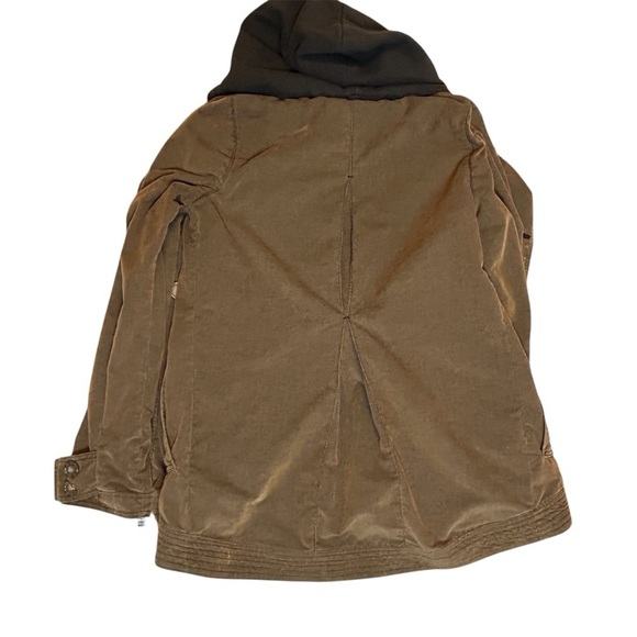 BKE Brown Corduroy Double Breast Insulated Grunge Jacket Coat S Bella Swan Vamp - Picture 2 of 16